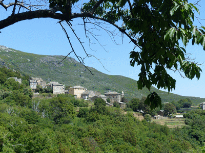 Village de Balba vu de Teghjie