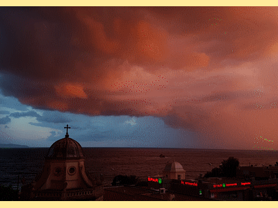 Coucher de Soleil sanguinaire (20171225)    (Photographie de Mathieu-Nivaggioni) <br><A href=corse/u/ciel206.jpg>Afficher l'image ?</A>