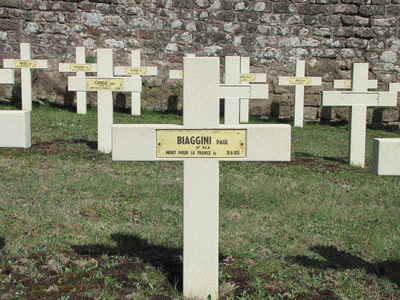 Tombe deBIAGGINI Paul Pierre à <a HREF=fotom2l.php?necro=420>  <U>Epinal (Nécropole nationale) </U> </A> 364