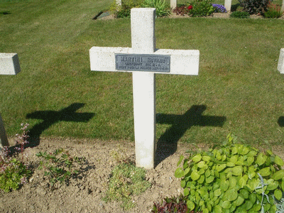 Tombe deMARTINI Rutilius à <a HREF=fotom2l.php?necro=106>  <U>Habarcq (Cimetiere militaire extension)</U> </A> 246