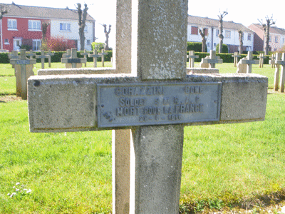 Tombe deCORAZZINI Côme à <a HREF=fotom2l.php?necro=277>  <U>Montdidier (Nécropole Nationale) </U> </A> 864