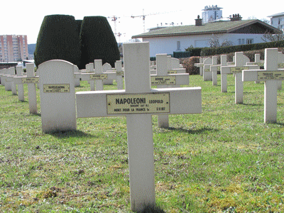 Tombe deNAPOLEONI Léopold à <a HREF=fotom2l.php?necro=420>  <U>Epinal (Nécropole nationale) </U> </A> 789