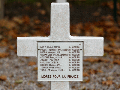Tombe dePAOLI Paul à <a HREF=fotom2l.php?necro=328>  <U>Bayon - Nécropole nationale
 </U> </A> Tombe Collective 49