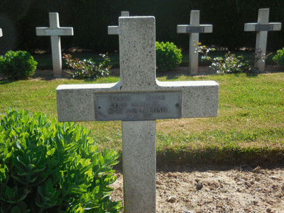 Tombe deFORCIOLI Antoine Sébastien Théophile à <a HREF=fotom2l.php?necro=61>  <U>Rancourt (Necropole Nationale) </U> </A> 4573