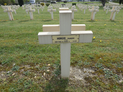 Tombe deMINGHI François à <a HREF=fotom2l.php?necro=13>  <U>Bar le Duc  (NÃ©cropole Nationale)</U> </A> 2593