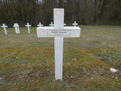 Tombe deGIACOBBI Pancrace à <a HREF=fotom2l.php?necro=200>  <U>Flirey (Nécropole nationale ) </U> </A> 163
