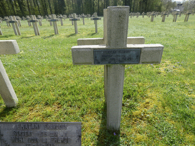 Tombe deFRATANI Joseph  à <a HREF=fotom2l.php?necro=211>  <U>Saint-Thomas-en-Argonne (NÃ©cropole nationale)</U> </A> 4240