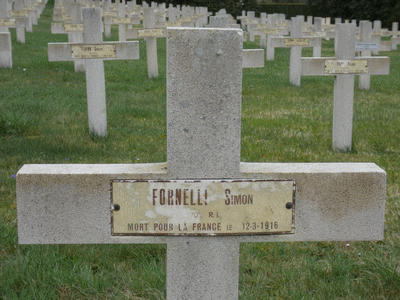 Tombe deFORNELLI Simon à <a HREF=fotom2l.php?necro=286>  <U>Vadelincourt (NÃ©cropole nationale)</U> </A> 978