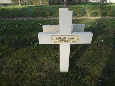 Tombe deCIPRIANI Jacques André à <a HREF=fotom2l.php?necro=287>  <U>Commercy (Nécropole nationale) </U> </A> 138