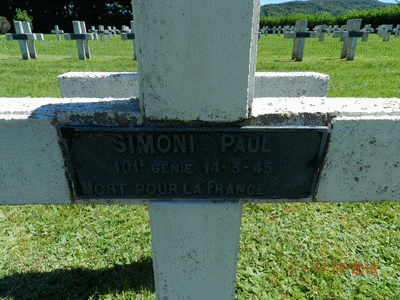 Tombe deSIMONI Paul à <a HREF=fotom2l.php?necro=403>  <U>Rougemont  (NÃ©cropole Nationale)</U> </A> 947