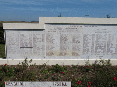 Tombe deCAVIGLIOLI Raffe à <a HREF=fotom2l.php?necro=204>  <U>Riche (Nécropole nationale) </U> </A> Ossuaire 1