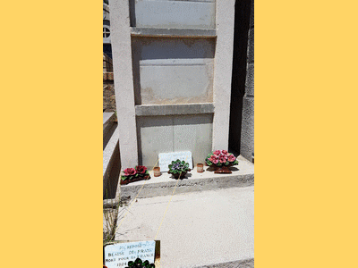 Tombe deDI FRAYA Blaise à <a HREF=fotom2l.php?necro=479>  <U>Ajaccio (CarrÃ© militaire du cimetiÃ¨re marin nouveau)</U> </A> 