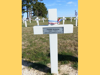 Tombe deFANNY Antoine à <a HREF=fotom2l.php?necro=210>  <U>Auberive (nécropole nationale « Le Bois du Puits ») </U> </A> 2514