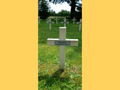 Tombe deFLORI Antoine à <a HREF=fotom2l.php?necro=86>  <U>VIRTON (Cimetière Militaire Franco-Allemand) </U> </A> 202