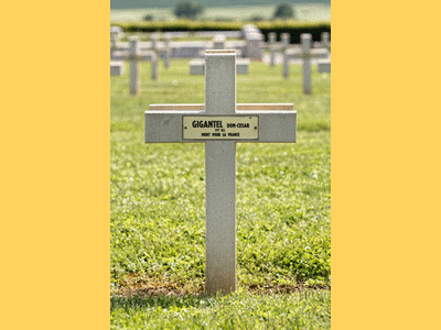 Tombe deGIGANTEI Don César à <a HREF=fotom2l.php?necro=319>  <U>Courbesseaux - Nécropole nationale </U> </A> 524
