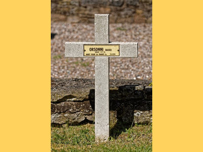 Tombe deORSONI Basile à <a HREF=fotom2l.php?necro=316>  <U>Dieuze(Nécropole nationale) </U> </A> 18