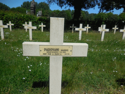 Tombe dePADOVANI Maurice Adrien Alexandre à <a HREF=fotom2l.php?necro=136>  <U>Cerisy (NÃ©cropole Nationale)</U> </A> 847