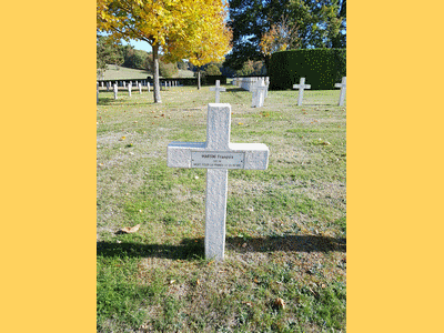 Tombe deMARTINI François à <a HREF=fotom2l.php?necro=371>  <U>Vouziers - Nécropole nationale Chestres </U> </A> 1137