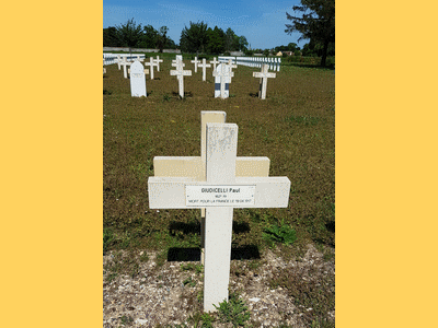 Tombe deGIUDICELLI Paul Hyacinthe MarcMarie à <a HREF=fotom2l.php?necro=166>  <U>Pontavert (Nécropole Nationale) </U> </A> 2749