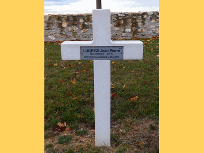 Tombe deLUGREZI Jean Pierre à <a HREF=fotom2l.php?necro=210>  <U>Auberive (nécropole nationale « Le Bois du Puits ») </U> </A> 3104