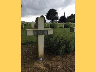 Tombe deLOVICHI Jean Antoine à <a HREF=fotom2l.php?necro=61>  <U>Rancourt (Necropole Nationale) </U> </A> 4323
