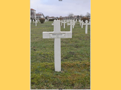 Tombe deMARCHI Dominique Augustin à <a HREF=fotom2l.php?necro=496>  <U>Vitry-le-François (Nécropole nationale) </U> </A> 1131