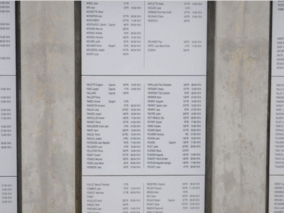 Tombe dePAOLINI Jean François à <a HREF=fotom2l.php?necro=496>  <U>Vitry-le-François (Nécropole nationale) </U> </A> Ossuaire 1 