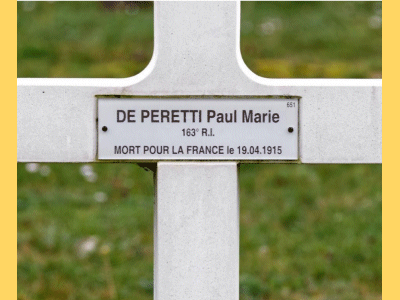 Tombe dePERETTI (de) Paul Marie Antoine à <a HREF=fotom2l.php?necro=320>  <U>Noviant-aux-PrÃ©s -Â NÃ©cropole nationale</U> </A> 651