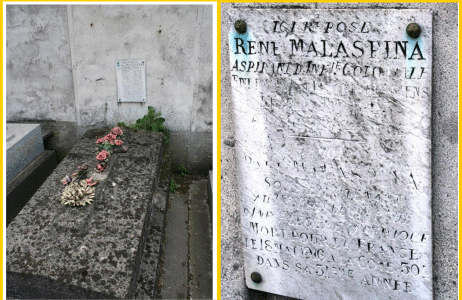 Tombe deMALASPINA Paul Hyacinthe à <a HREF=fotom2l.php?necro=679>  <U>Fresnes (CimetiÃ¨re communal)</U> </A>  