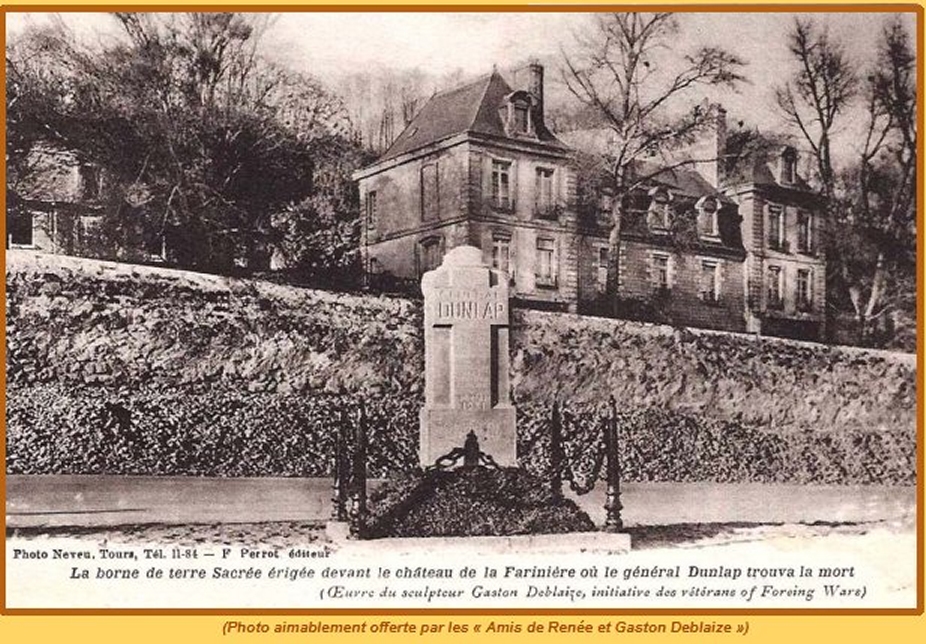 La première borne de terre sacrée à Cinq Mars la Pile