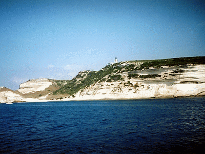 Calcaires de BONIFACIO - Le phare de PERTUSATO