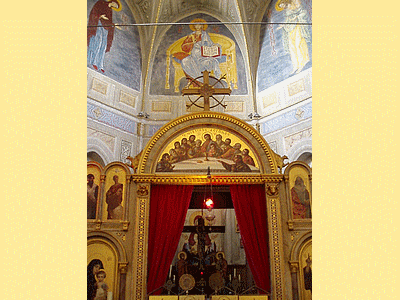 Interieur de l‚Eglise Grecque de CARGESE