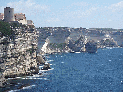 BONIFACIO  <BR> En haut á gauche : La tour du TORRIONE