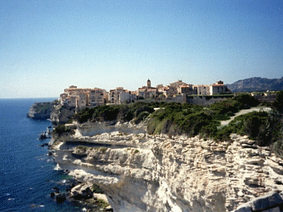 BONIFACIO vu du sentier du littoral