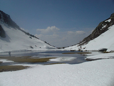 BASTELICA : Lac de VITALAGA en hiver