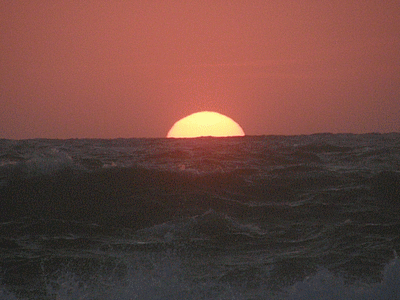 Coucher de soleil sur les îles Sanguinaires