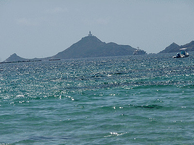 AJACCIO plages - La  Terre Sacrée (dite  Plage du WEEK-END)