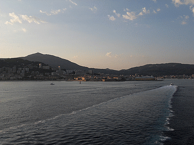 AJACCIO vu du pont du GIROLATA