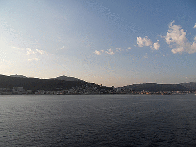 AJACCIO vu du pont du GIROLATA