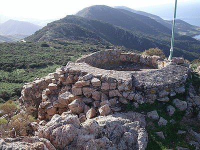 Près du Col San Bastiano <BR>Ruines d‚un poste militaire  (italien?)