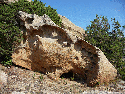 Orii au Col-de-Roccapina :<BR>De l&#130;autre c&ocirc;t&eacute; de la route, &aacute; c&ocirc;t&eacute; de la maison des cantonniers, se faufiler derri&egrave;re une t&ocirc;le d&eacute;fendant le passage sur le site , depuis la route.<BR>Sur ce site se trouvent 4 orii (certains cr&eacute;&eacute;s tr&egrave;s recemment) dont l&#130;un est visible de loin et se trouve en photo page 67 du guide des balades faciles du sud de la Corse par Fr&eacute;d&eacute;ric HUMBERT, photos de FranÃÂ§ois Balestriere, aux &eacute;ditions Cl&eacute;mentine, parution avril 2009 . 