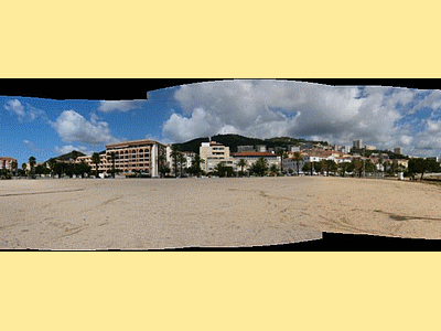 AJACCIO ville - La Place MIOT en panorama