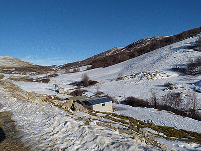 BASTELICA - Premieres neiges au plateau d‚Eze 