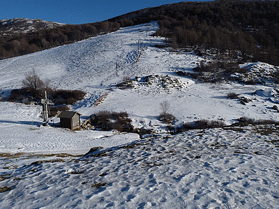 BASTELICA - Premieres neiges au plateau d‚Eze 