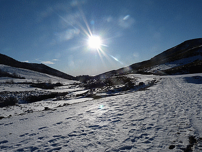 BASTELICA - Premieres neiges au plateau d‚Eze 