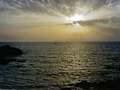 AJACCIO -coucher de soleil aux îles Sanguinaires. (20070425)    (Photographie de Mathieu-Nivaggioni) <br><A href=ajaccio/sangui/905.jpg>Afficher l'image ?</A>