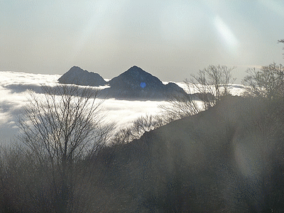 Mer de nuages au plateau d‚EZE (20120115)    (Photographie de Thieu) <br><A href=vos/2012/b027.jpg>Afficher l'image ?</A>